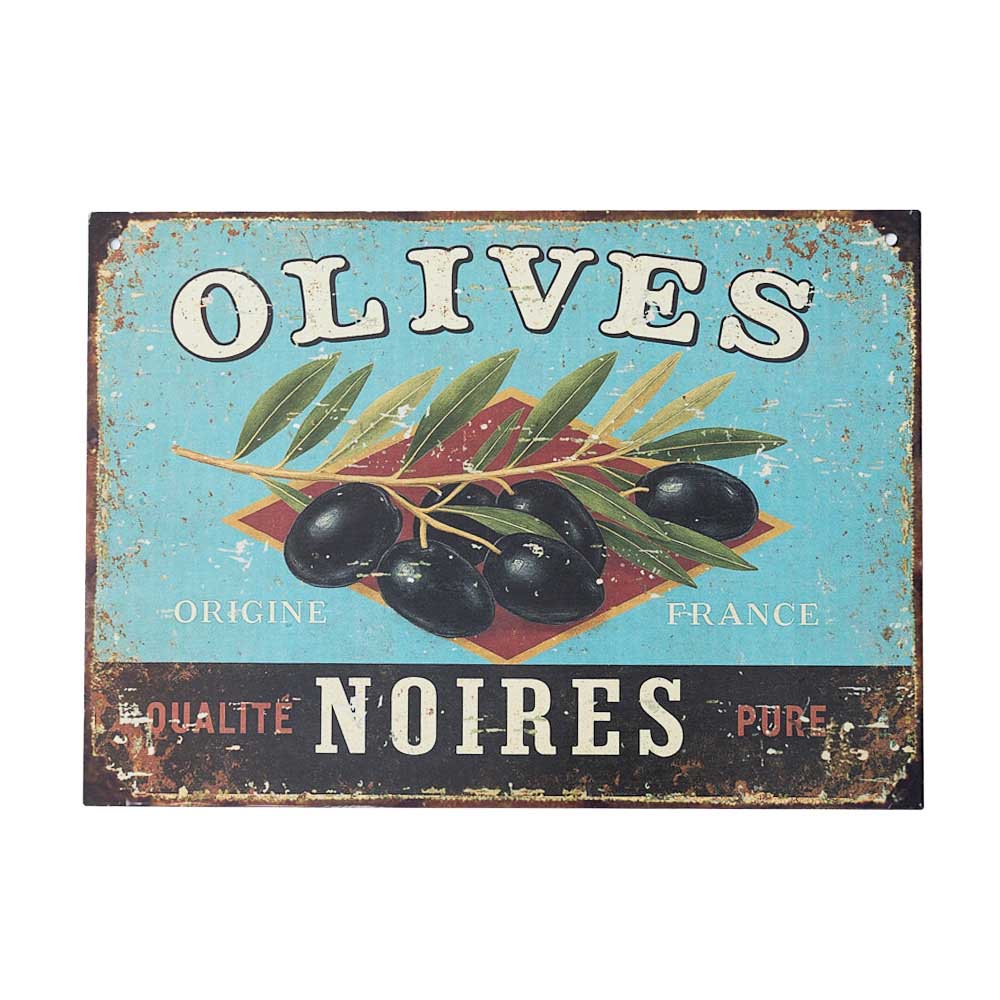 Cartel Chapa Olives - imagen del producto